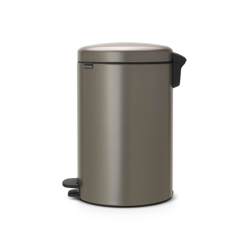 Brabantia NewIcon pedalbøtte 20L platinum