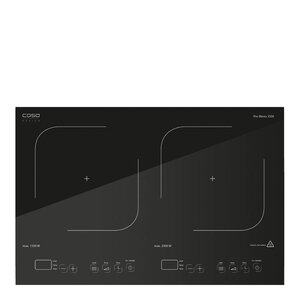Caso Pro Menu 3500 dobbel induksjonsplate 36x54,5 svart