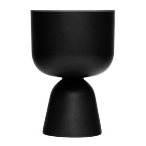 iittala Nappula blomsterpotte 19x12,5 cm matt svart