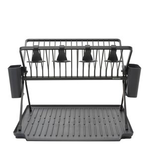 Brabantia SinkSide sammenleggbart oppvaskstativ 33x42x51 cm svart
