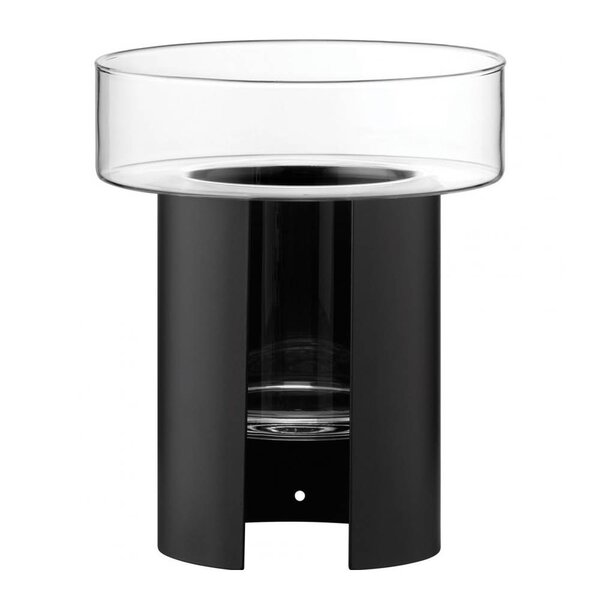 LSA International Terrazza krukke 19,8x24,3 cm jet black