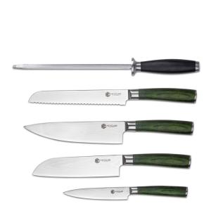 Hexclad Hybrid knivsett 6 deler