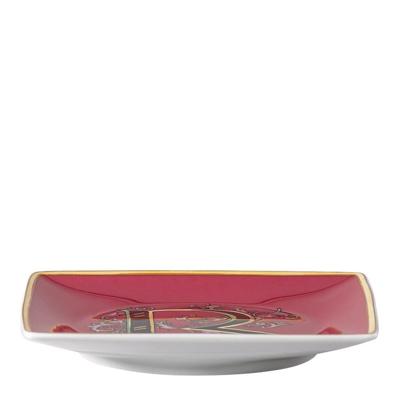 Versace Alphabet skål 12 cm kvadratisk R