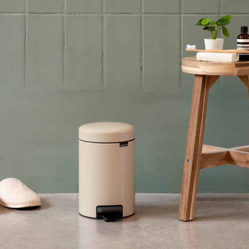 Brabantia NewIcon pedalbøtte 5L soft beige