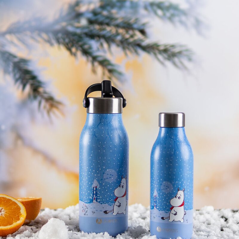 Les Artistes Bottle Up Mummi termoflaske 1L Moomin with red scarf