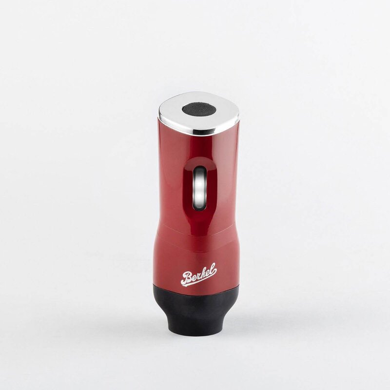 Berkel Icon mini vakuumpumpe 17 cm med tilbehør rød