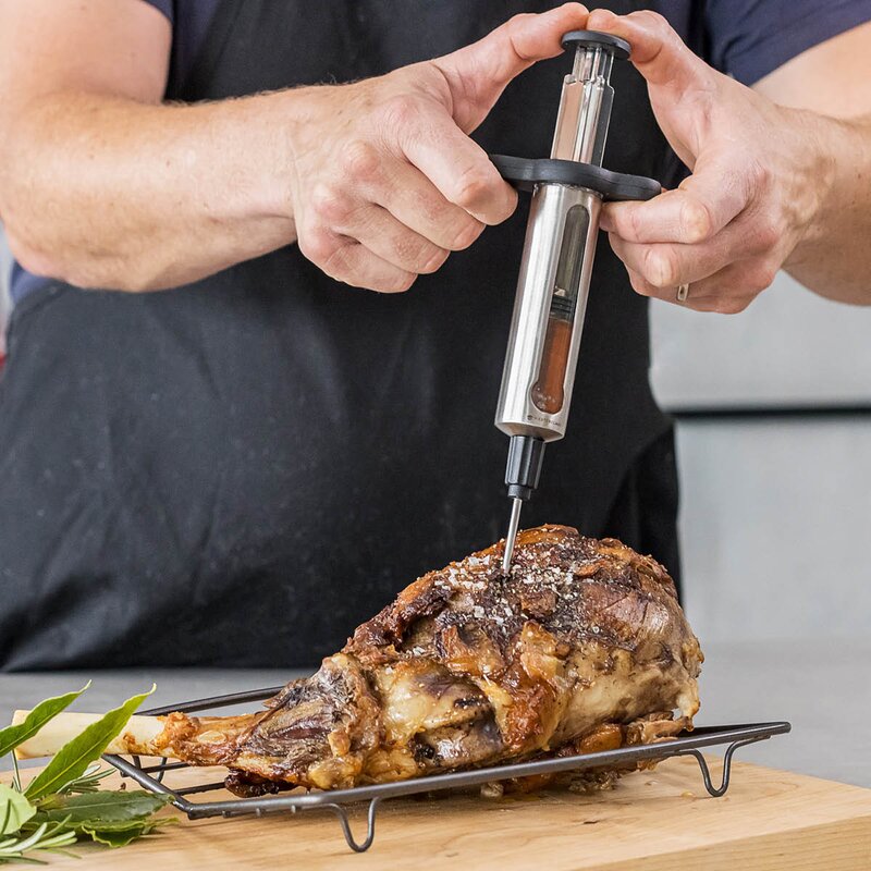 MasterClass Masterclass marinadesprøyte 16,5 cm sølv
