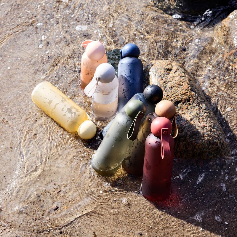 Sagaform Tom vannflaske 65 cl gul