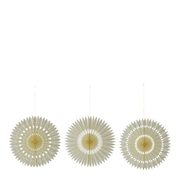 House Doctor Stelle julepynt 3 stk 20 cm off-white