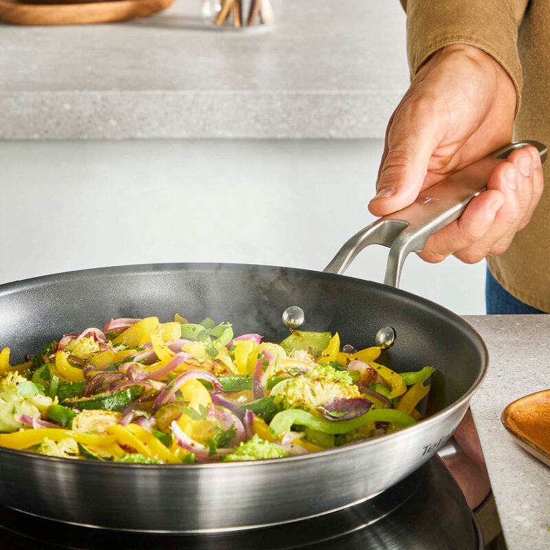 Tefal Extreme SS Ceramic stekepanne 28 cm keramisk