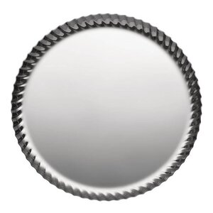 Alessi Pleats brett 23 cm blankt stål