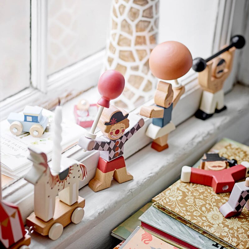 Bloomingville MINI Rossaio aktivitetsleke bygg figurer 16 deler