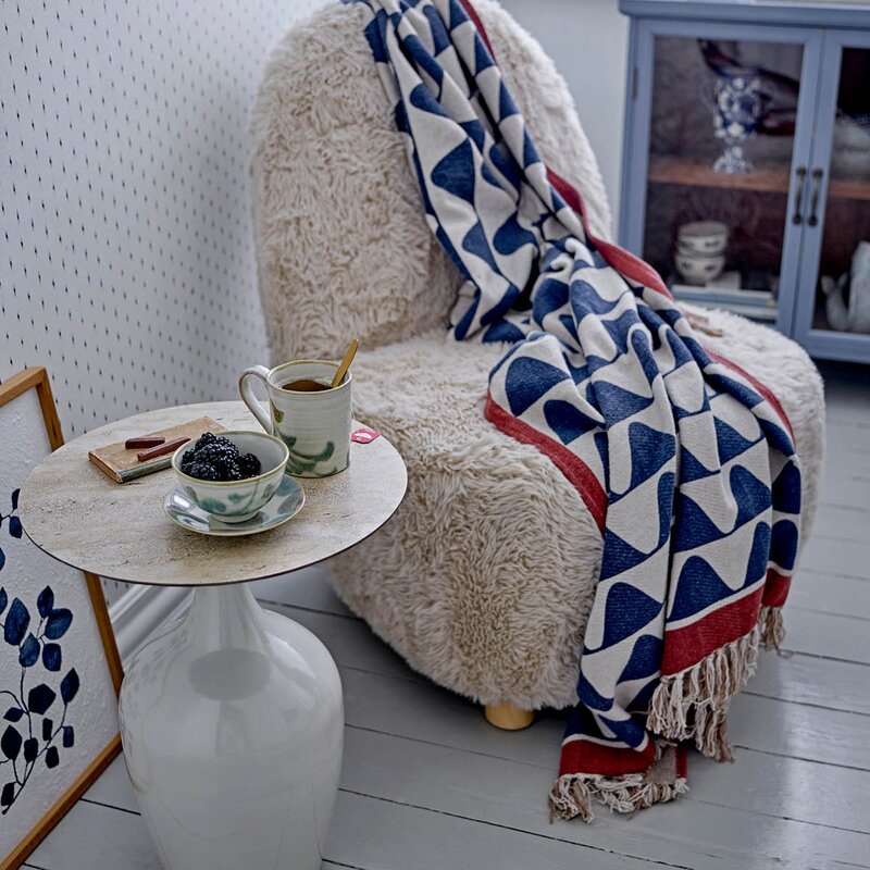 Creative Collection Rimme pledd 160x130 cm flerfarget