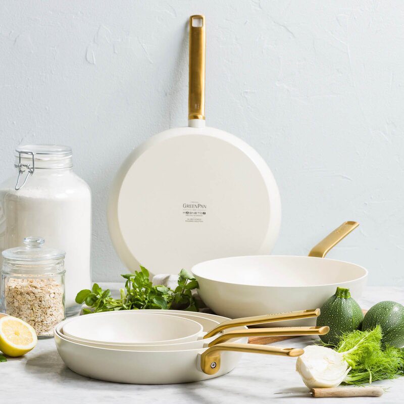 GreenPan Evolution keramisk stekepanne 24 cm krem