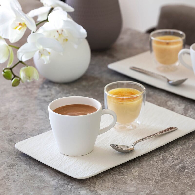 Villeroy & Boch Manufacture Rock Blanc kaffekopp 22 cl