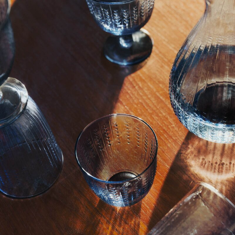 Rörstrand Swedish Grace glass 25 cl 2 stk blå