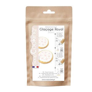 ScrapCooking Glasurmiks 190 g hvit