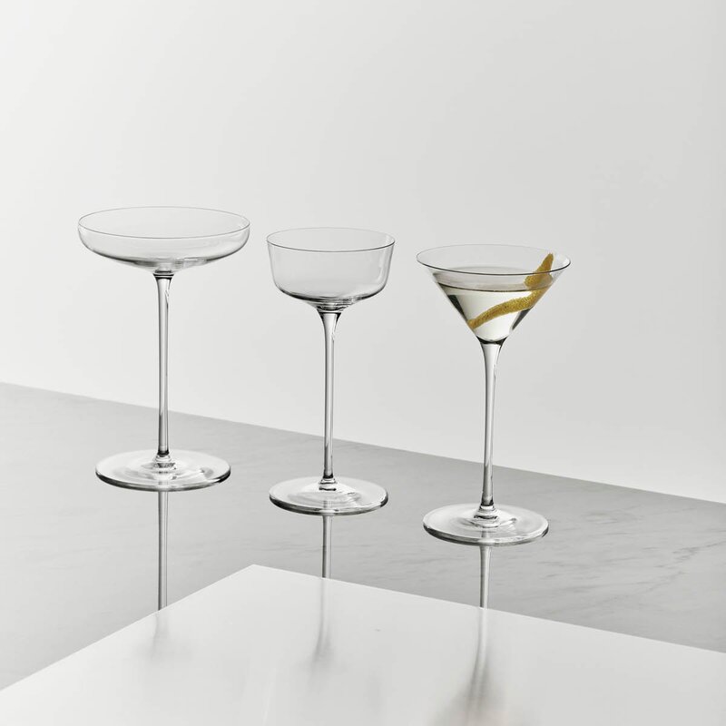 Orrefors Orrefors x Björn Frantzén Nick & Nora glass 14 cl 2 stk