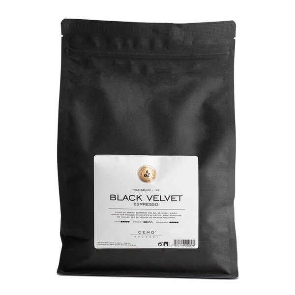 Cemo - Black Velvet Espresso hele kaffebønner 1 kg