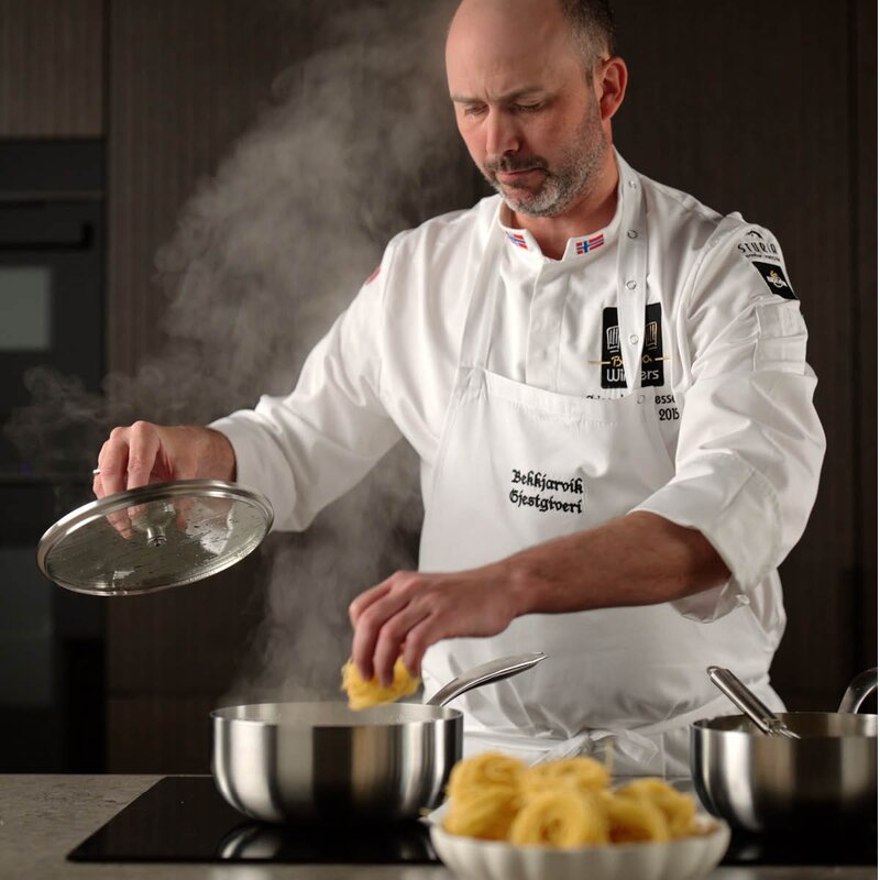 Modern House Chef Ørjan gryte 3,1L børstet stål