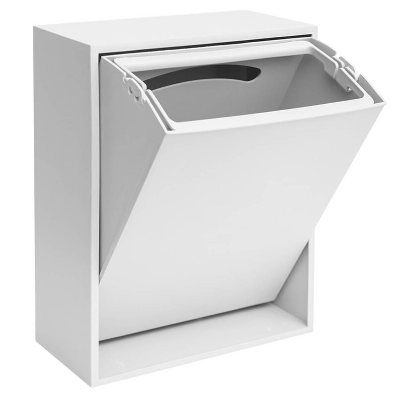 ReCollector Recycling kildesorteringsboks 30x15x40 cm Brilliant White