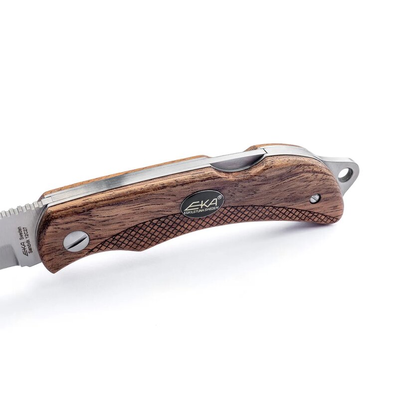 EKA Swede 8 RT foldekniv 8 cm tre