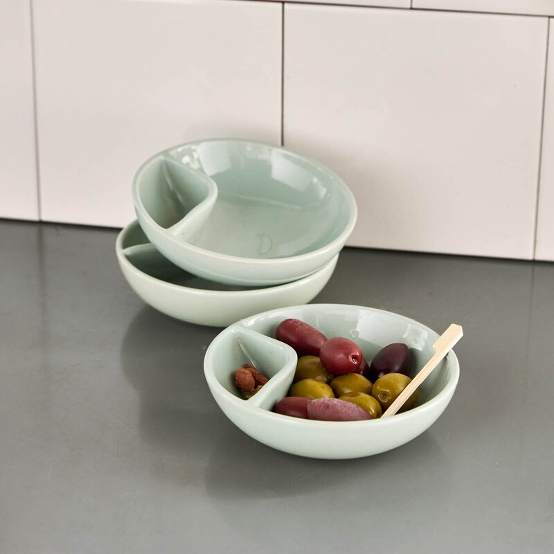 Nicolas Vahé Olive serveringsskål 12 cm mintgrønn