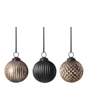 Villeroy & Boch Christmas Chic julekuler i glass 3 stk