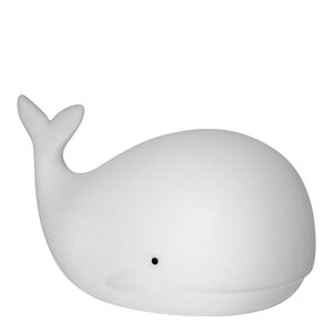Star Trading Whale LED nattlampe 357-67 6,9x2,6 cm hvit