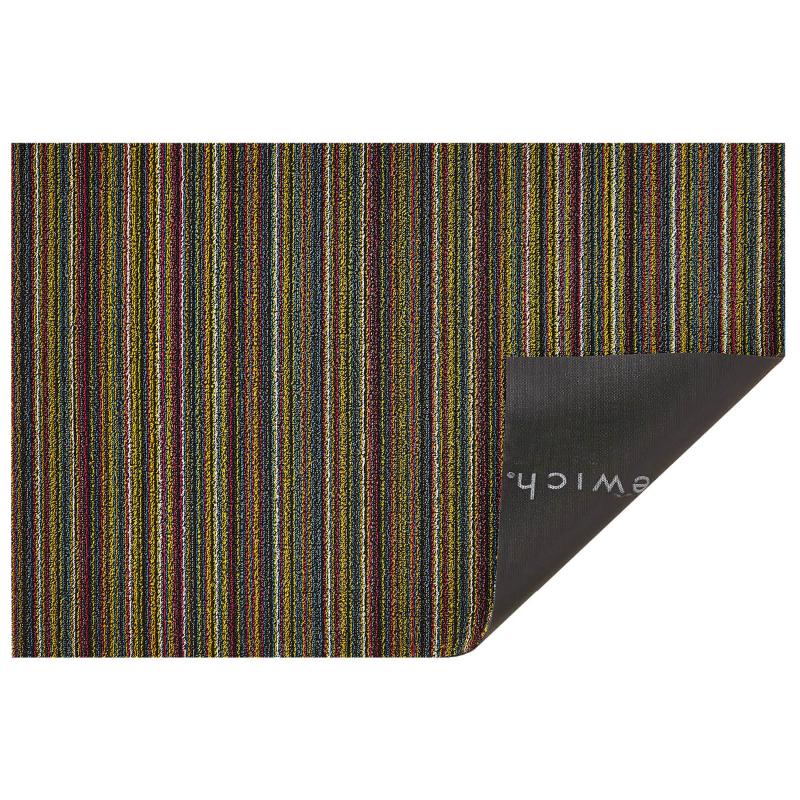 Chilewich Skinny Stripe dørmatte 61x91 cm bright multi
