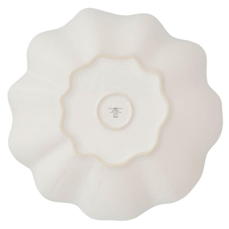 Sophie Conran Floret serveringsskål 33 cm kremhvit