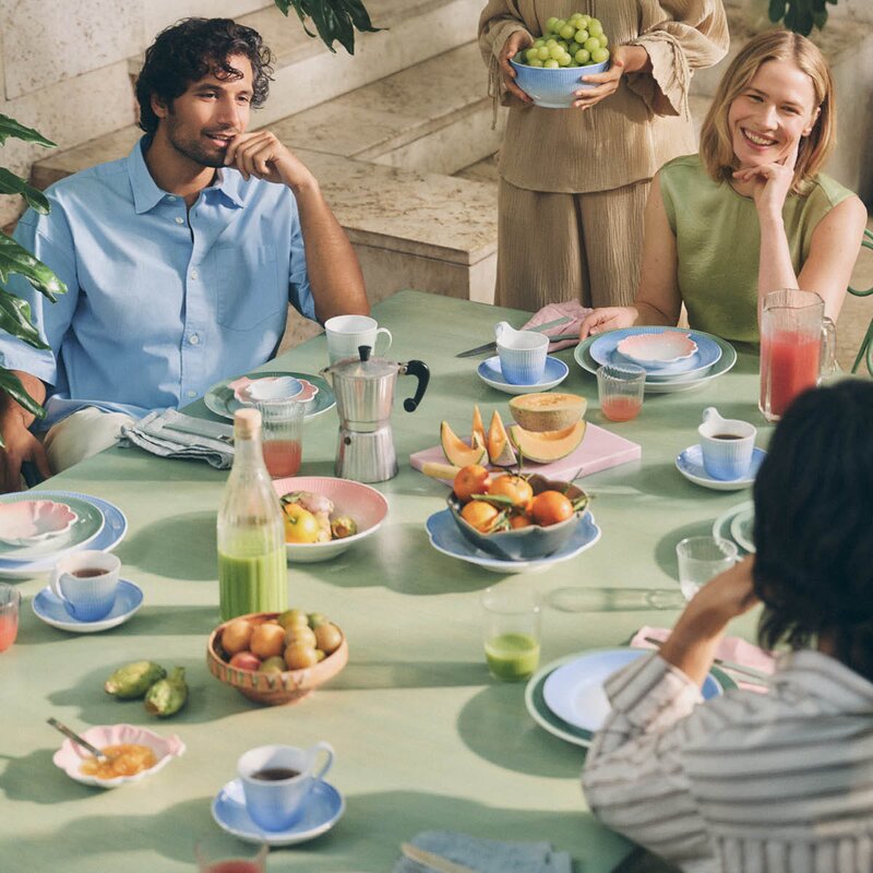 Royal Copenhagen Iris dyp tallerken 24 cm blå