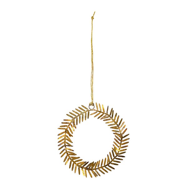 House Doctor Lamet julepynt 9 cm messing