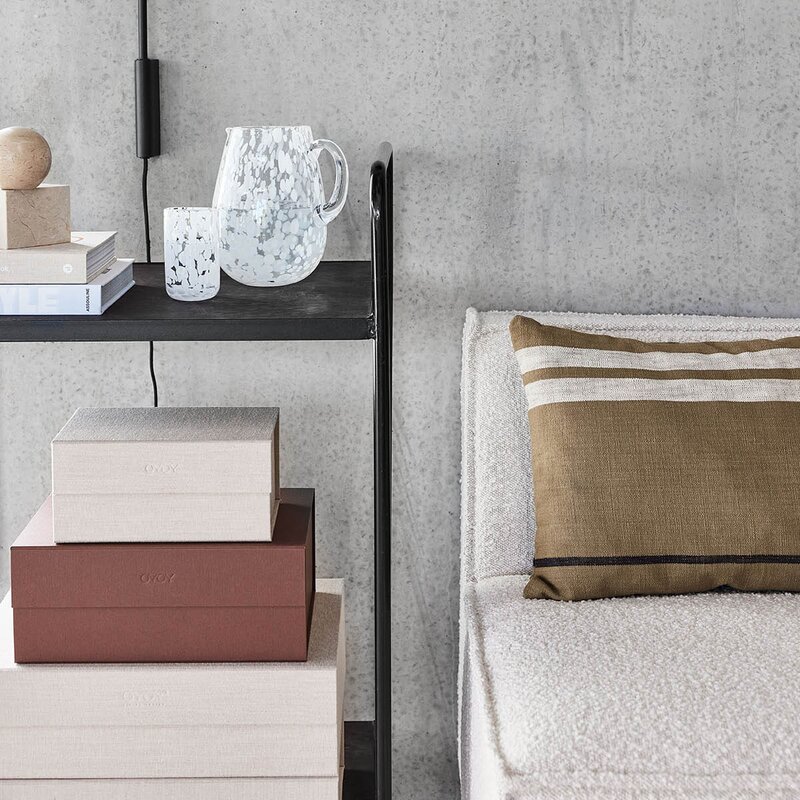 OYOY Hako oppbevaringsboks A3 45x33 cm Clay Melange