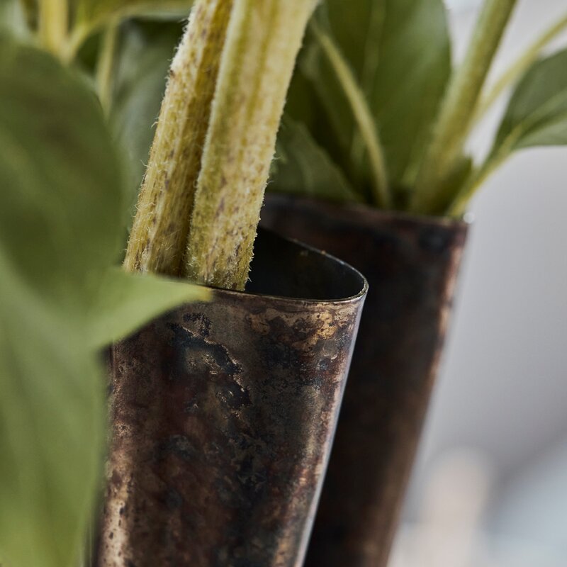 House Doctor Flood vase 23 cm antikk brun