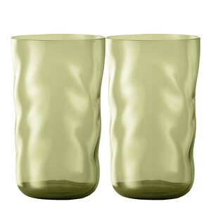 Paveau Swirl longdrink glass 48 cl 2 stk Moss