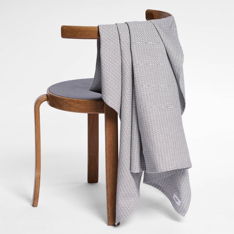 The Organic Company Wellness badelaken 165x110 cm evening grey