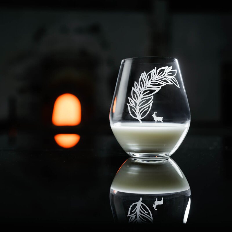 Magnor Goat vannglass/telysholder 42 cl klar