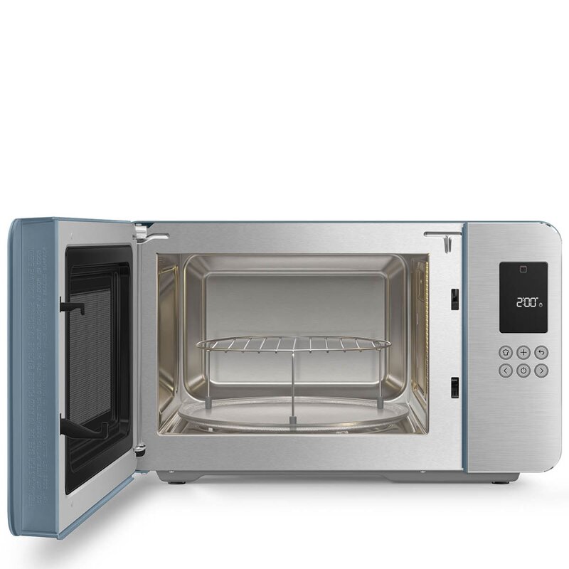 SMEG Collezione mikrobølgeovn grill MOC01 1900W storm blue