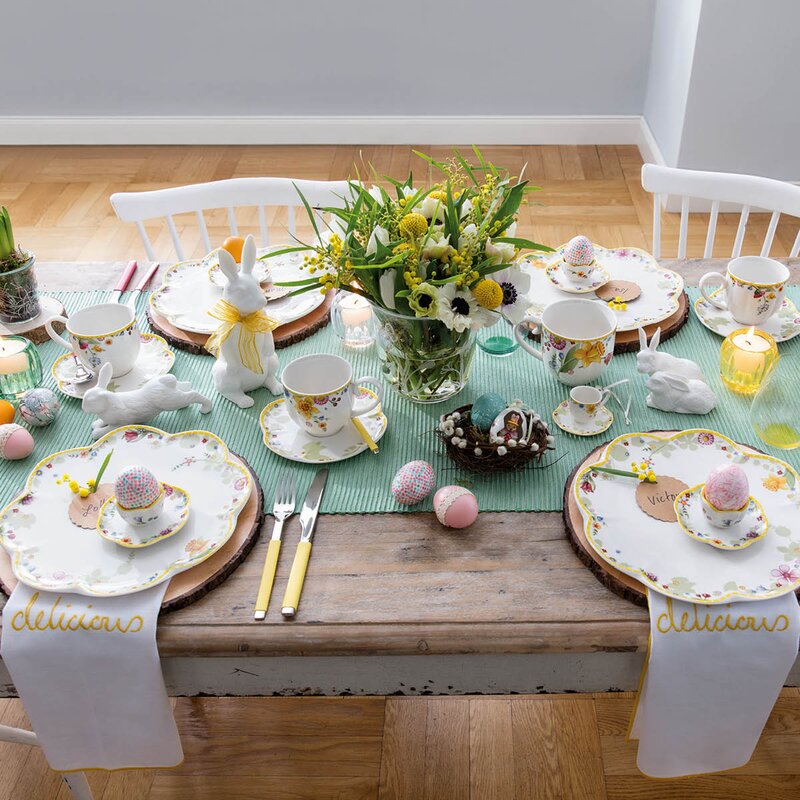 Villeroy & Boch Spring Awakening eggefat med eggeglass 20 cm flerfarget