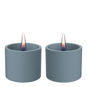 Tenderflame Breeze bordlykt 8 cm 2 stk lyseblå