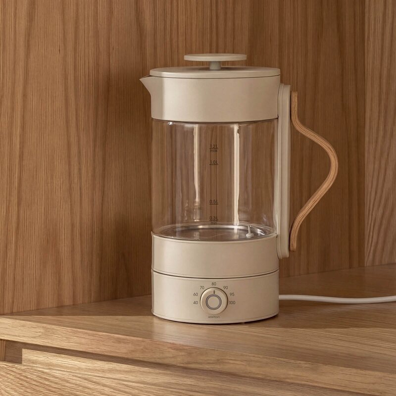 Stelton Emma vannkoker 1,2L clear/sand