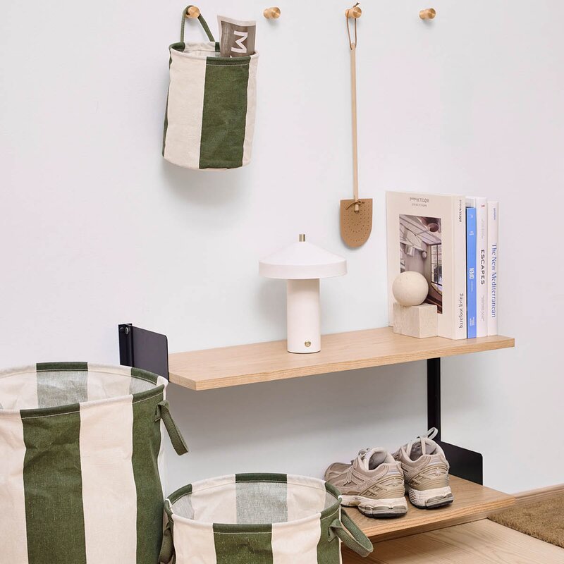 OYOY Kara oppbevaringskurv 32x32x32 cm 2 stk Dark Green