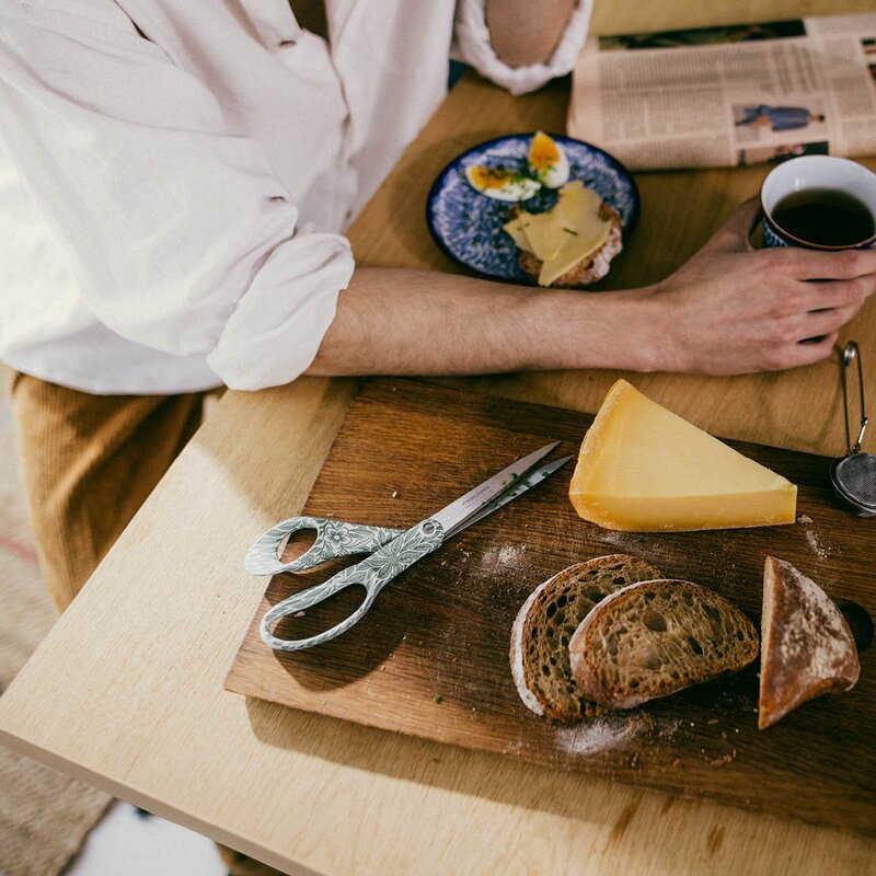 Fiskars Fiskars x Rörstrand Ostindia Floris saks 21 cm grønn