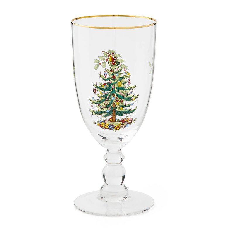 Spode Christmas Tree gobletglass 45 cl 4 stk