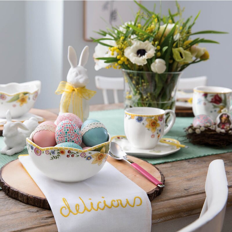 Villeroy & Boch Spring Awakening skål til kaffekopp 15 cm flerfarget