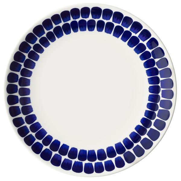 Arabia Tuokio tallerken 26 cm kobolt blå