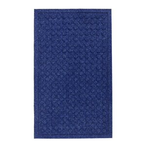 House Doctor Entry rektangulær dørmatte 75x45 cm blå
