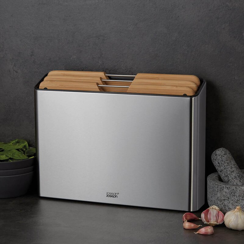 Joseph Joseph Folio skjærebrett i bambus 34x24 cm 3 stk