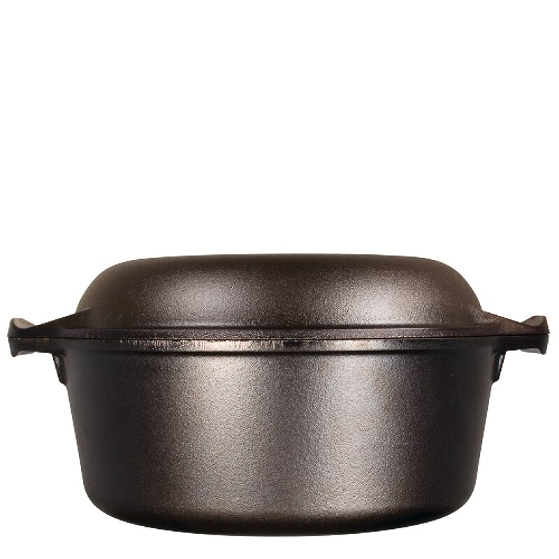 Lodge Cast Iron  Classic Collection 2 i 1 støpejernsgryte og stekepanne 4,7L /26 cm